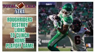 Roughriders DESTROY Lions 398 to clinch home playoff game  TFT XTRA – 101824 [upl. by Mckeon]