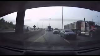 Failed Hit And Run On Highway  Please Avoid It [upl. by Aihsemek]