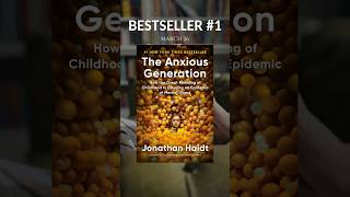 Bestseller Book Recommendation  The Anxious Generation by Jonathan Haidt [upl. by Ekle]