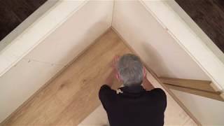 Karndean How To SeriesCutting and fitting a plank to a wall  Loose lay [upl. by Gonsalve238]