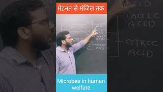 Organic acid obtain from microbes  Microbes in human welfare  Govind sir  NEET 2025  ytshorts [upl. by Macguiness842]