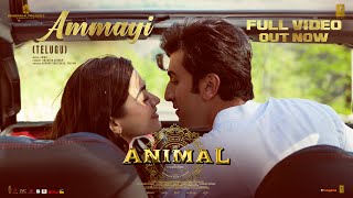 ANIMAL Ammayi Full Video Ranbir KRashmika  Raghav Pritam Anantha  Sandeep Reddy V Bhushan K [upl. by Allistir]