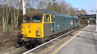 GBRf 69007 “Richard Trevithick” ticking over  Sandbach 🧭🧭 [upl. by Weisburgh165]