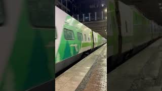 A Pendolino arriving to Pasila at night [upl. by Mcleroy]