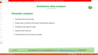 Waa maxay qualitative research data analysis  Tusaale [upl. by Dragoon]