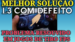 Ps4  Analógico L3 com defeito solução fácil Para jogos FPS [upl. by Epolenep126]