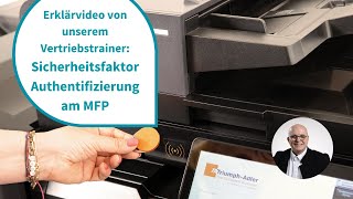 Sicherheitsfaktor Authentifizierung am MFP [upl. by Kleper19]