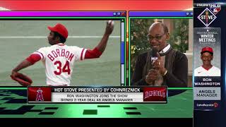 Angels manager Ron Washington joins Hot Stove at Winter Meetings [upl. by Seldun]