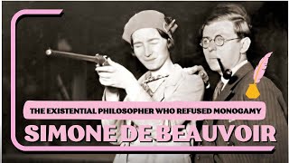 Simone De Beauvoir  The existential philosopher  Minibio [upl. by Urias]