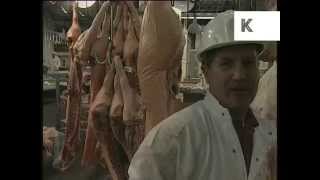 1990s Smithfields Meat Market London BSE Scare Voxpops [upl. by Aneet]