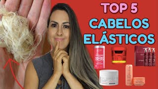 TOP 5 MÁSCARAS PARA CABELOS ELÁSTICOSEMBORRACHADOS [upl. by Cattier]