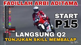 Moto3 Mandalika 2023  Fadillah Arbi Aditama Bikin Bangga dan Hebohkan Penonton Dengan Aksinya [upl. by Apollo]