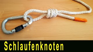 Schlaufenknoten  Chirurgenknoten DIY [upl. by Mariand]