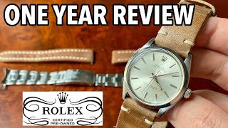 Vintage Rolex Oyster Perpetual 1002 REVIEW 1983 [upl. by Chaker]