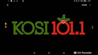 KOSI 1011 Christmas Music Switch November 16 2018 Portion B [upl. by Aedni]