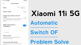 Xiaomi 11i 5G Automatic Phone Switch Off Problem Solve [upl. by Bertelli339]