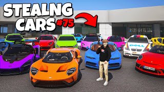 I Stole 75 Cars in GTA 5 RP [upl. by Yukio482]