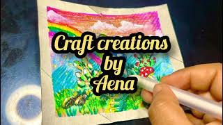 Cool ideas for drawing and painting beautiful EASY fairy cottage  Drawing for beginners [upl. by Jany]