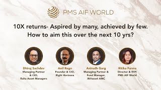 How to aim for amp achieve 10x returns in 10 years  PMS AIF WORLD [upl. by Joni]