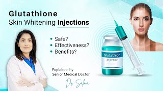 Glutathione Skin Whitening Injections  Dr Salma Merritt  London Aesthetics UK Pakistan [upl. by Somerville811]