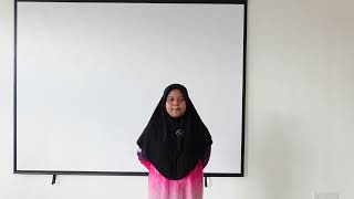 T6 Nur Aliya  3 Minutes English Speech SKPBU 2024 [upl. by Solotsopa456]