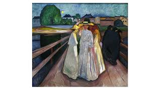 Edvard Munch On the Bridge 1903 [upl. by Gnirps]