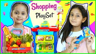 Anantya amp Anaya PRETEND PLAY with Shopping Set  Toys Review MyMissAnand ToyStars [upl. by Marysa]