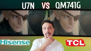 U7N vs QM741G ¿Cuál debes elegir Miniled  Qled Smart tv 4k [upl. by Robbi]