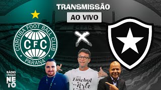 Coritiba x Botafogo  AO VIVO  Campeonato Brasileiro 2023  Rádio Craque Neto [upl. by Washburn]