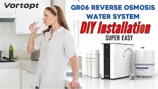 Reverse Osmosis Water Filter Installation DIY Using Vortopt Water Filtration System [upl. by Brendon]