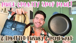 Huge Charity Shop haul 🛍️ Thrifted luxury amp homeware l Mr Carrington [upl. by Mag]