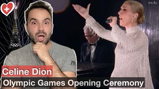 Reaction of Celine Dion at Paris Olympics Opening Ceremony [upl. by Anehsat]