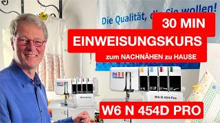 WERTARBEIT Overlock W6 N 454D Pro – Die AllinOne Overlock für Perfekte Nähprojekte [upl. by Yreva669]