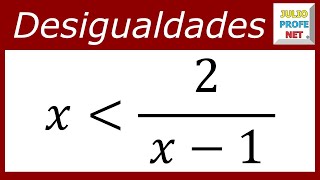 DESIGUALDADES RACIONALES  Ejercicio 5 [upl. by Dupuis]