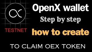 OpenX Testnet wallet  How to create wallet amp import metamask [upl. by Oehsen502]