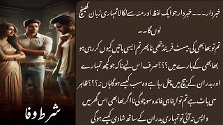 Rayyan and Affan Fight😳  Aroosh ko Pra Thappad  Sharte Wafa by Areeba  Urdu Novellove story [upl. by Ireland]