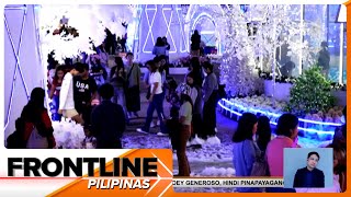 Bagong bukas na Christmas Village maagang dinayo ng mga turista  Frontline Pilipinas [upl. by Okeim450]