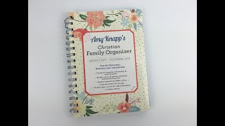 Amy Knapps Christian Family Organizer Review Pros and Cons [upl. by Chappelka]