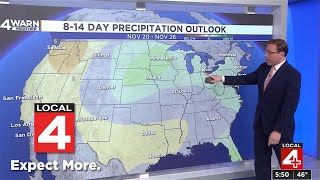 814 day temperature outlook for Michigan [upl. by Genia]