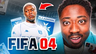 FIFA 2004  AUXERRE ET DIBRIL CISSE CHOQUE L EUROPE  fifa 2004 Mode carrière [upl. by Seidule]