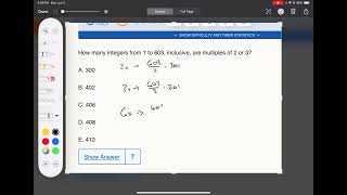 Div 12 How many integers from 1 to 603 inclusive are multiples of 2 or 3 [upl. by Dall93]