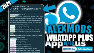 🚀Instala ULTIMA VERSION de WhatsApp Plus 2024  SIN PERDER LOS CHATS✅ AlexMods V1760 en Android😀 [upl. by Noiek]