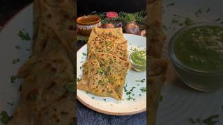 Lifafa Paratha 💜 paratha paratharecipe paneerparatha paneerparatharecipe dinnerrecipe lunch [upl. by Ycnahc]