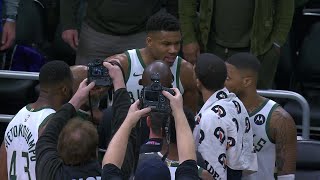 Giannis GOES OFF on Tyrese Haliburton amp the Pacers after the game 😳 [upl. by Noli]