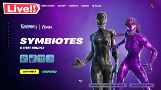 🔴Fortnite VENOM SKINS NEW ITEM SHOP TODAY October 24 Chapter 5 LIVE [upl. by Robers]