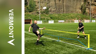 Portable FootballSoccer Tennis Net [upl. by Keung]