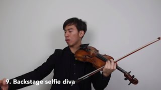 TwoSetViolin Archive  16 Types of Musicians Before a Concert [upl. by Redle131]