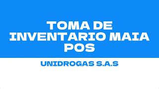 KARDEX POS  TOMA DE INVENTARIO MAIA POS [upl. by Eyatnod]