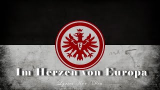 프랑크푸르트 응원가 Im Herzen von Europa 가사해석 Eintracht Frankfurt Anthem [upl. by Ecenaj]