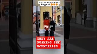 Why Are Tourists PUSHING Royal Guards Limits thekingsguard kingsguard uk respect guard [upl. by Bounds886]